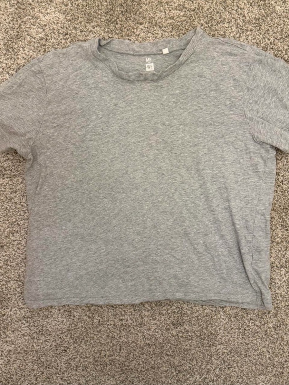 Me to We Heather Gray Short Sleeve Tee